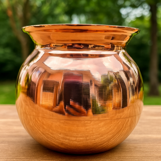 ✨ Pure Copper Kalash / Lota – Traditional Handcrafted Design ✨